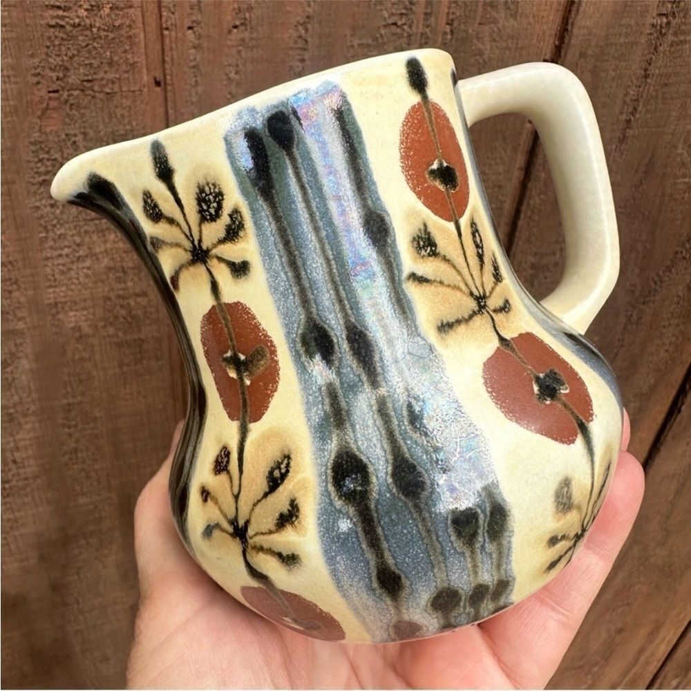 Ceramic Floral Pitcher